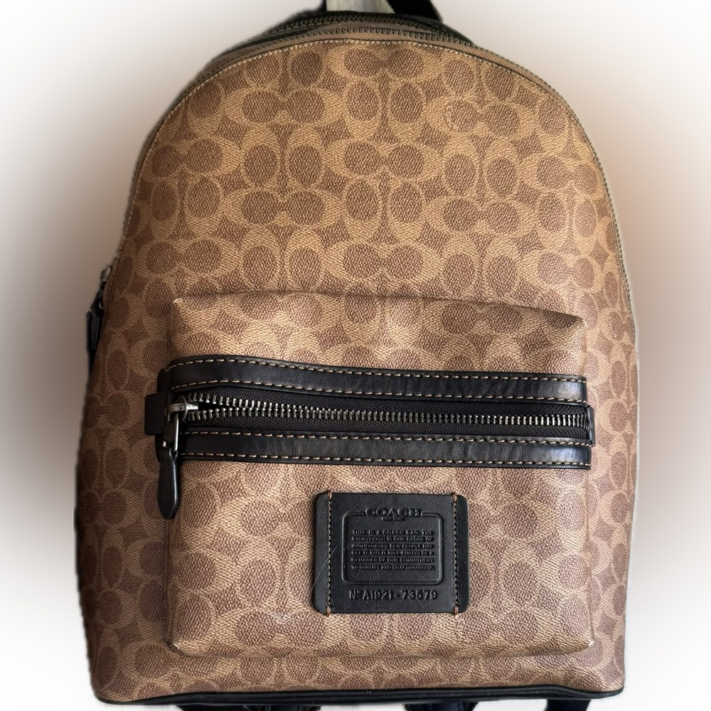 Coach Academy Backpack In Signature Canvas - Picture 11 of 13